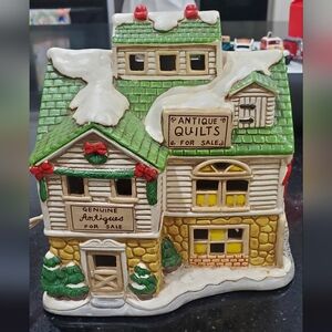 VINTAGE 1987 Lefton Colonial Village antique Store